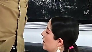 Busty Coed Gets Fucked By Cooking Teacher