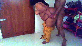 My Stepson Give Me Anal Fuck, When I Was Cleaning My Room in Night