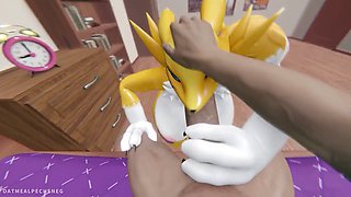 Furry milf Renamon gets pounded hard and filled up in this animated compilation