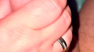 Amateur Handjob Nice Feet Close up