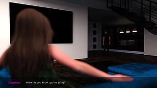 Stepmom Make Out Session and She Lets Him Fuck - Measuring My Cum - Final? Animated Porn Game