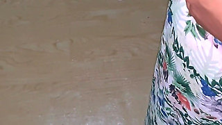 New Married Hotwife Fucked Missionary on Floor