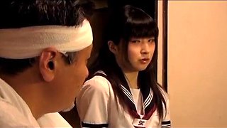 Japanese takes care of her father