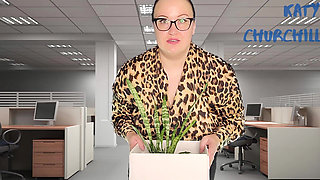 Secretary Sucks and Fucks the Boss to Get Her Job Back