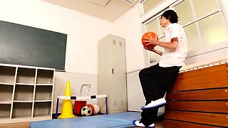 Japanese Teen In Uniform Banged Sideways