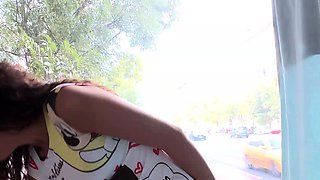 Hot sexy girl has sex after sucking cock