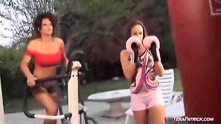 Michelle Lay - Licks Teris Soaked Pussy In Lesbian
