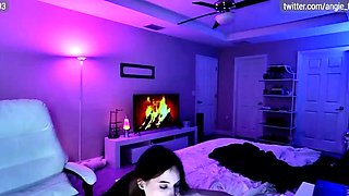 Stacked brunette goes solo toys and masturbation