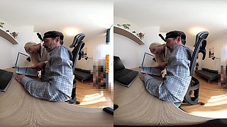 Nobody's Working - Voyeur; Big Tits Pornstar Mmf Threesome