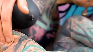 Alternative Teens Fuck with Tattoed Guy