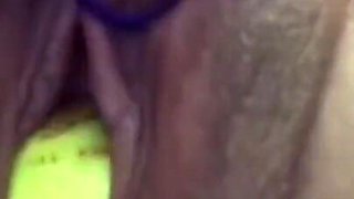 Softball Stuffed Pussy