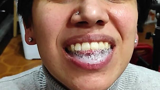 Quickie! Cum Mouthful, Cumplay and Swallow!
