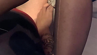 My Slave Is so Submissive to Me That He Licks His Feet and Sucks