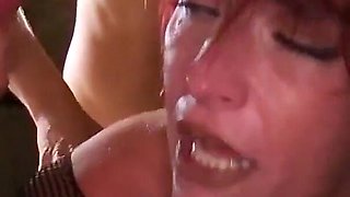 Redhead Jolie Noir Gehts Fucked by Two Huge Cocks Anal