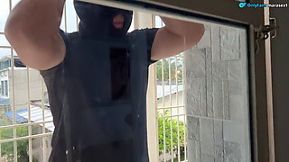 Masked Man Enters Latina Milf's House And Fucks Her Hard