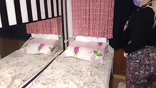 Hijab Turkish Wife Cheats on Husband with Big Tits Blowjob and Cowgirl Sex