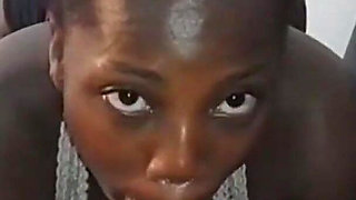 Submissive Black Hot Ebony Teen Girl Bopping Sloppy Head Huge Deepthroat Big Cock Seduce Stepdad Hard Dick - Mastermeat1
