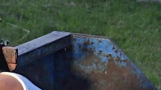 Colombian Tourist Fucks Italian Farmer on a Tractor - Mariana Martix & Luca Peracchi