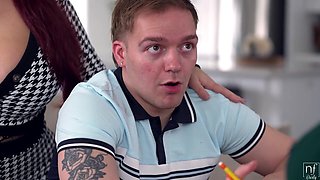 Lexi Luna And Natasha Nice busty MILFs threesome sex