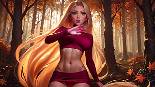 Stepsister Rapunzel Perky Boobs and Hard Nipples Dancing and Teasing You!