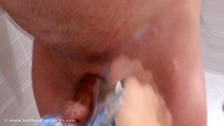 Slavesex and CFNM in the Shower