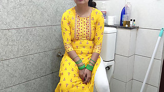 Indian hot step mother fucked step son dirty in washroom in hindi audio