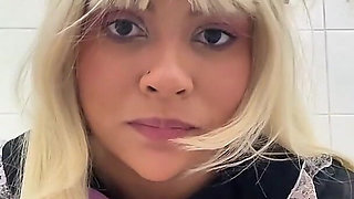 Public Toilet Farts at Cosplay Con - Gassy BBW in Cosplay