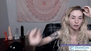 ScarletteMoonXO Bawdy exhibition at CharmCams
