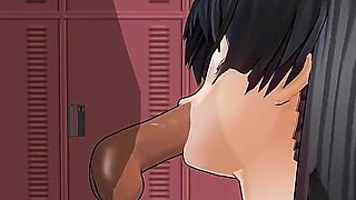 Student in Tracksuit Sucks Cock in Locker Room