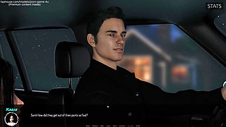 Medical Special Care - Karin handjobs Dr. Larkin in the car - 10KI - by Porn Game 4U