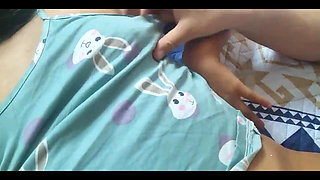 I Found Out That My Innocent Stepsister Goes to Bed with a Plug in Her Ass! I Take Advantage of That and She Ended up so Horny