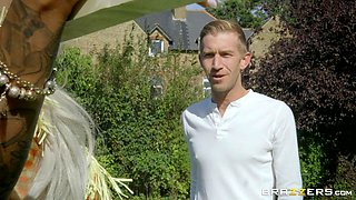 Sex With The Scarecrow With Danny D, Brooklyn Blue - Brazzers