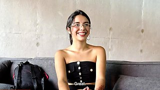 Petite Latina Teen Stretched By Big Cock