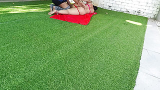 Desi Stepsister Reality Fucking With Stepbrother Bigboobs Puffy Nipples Massage Shaking Open Legs In Outdoor Garden