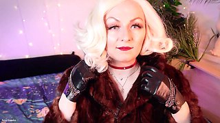 Blonde MILF Arya Grander dominates in dirty converse. FemDom POV with a furry fetish and JOI instructions!