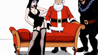 Krampus Stuffed a Butt Plug Into Elvira, the Mistress of Darkness' Ass, and Brought Her to Orgasm. a Christmas Porn Story