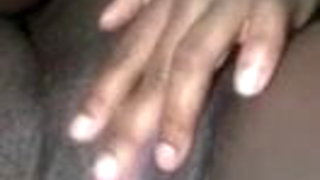 Beautiful Young African Girl Plays With Her Pussy