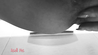 Sperm Drain #5. Dirty Blonde Releases Cum and Cums with Her Ass in 7 Hours. Art Video.