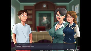 Summertime Saga I Got My Teacher Admiring My Dick
