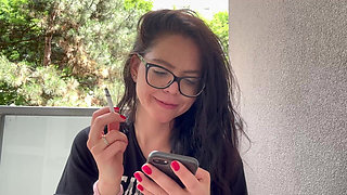 Smoking When Answering You Here