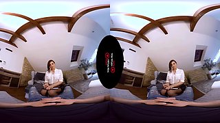 French Class Remake; French Brunette Buxom Big Tits Big Ass Black Nylons Shaved Pussy Teacher Student