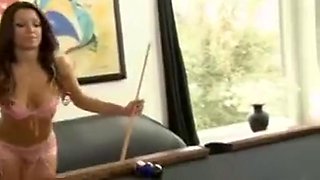Pool Table BJ: Blowjob, Babe  Blonde Porn