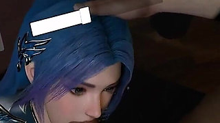 Deep Throat 3D Girl From Another Simulation - 3D Animation Hentai