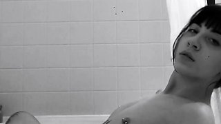 Small titted brunette amateur anal nailed at home