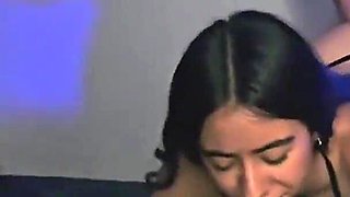 Amateur College Threesome FFM at a Slumber Party - Tantaly