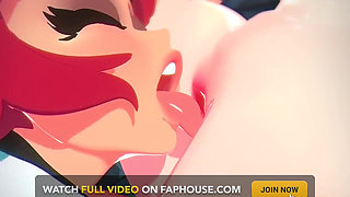 Rimming Goth Futa (futa Shemale)