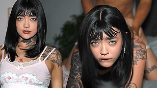 Mexican Goth Girl Gets Sex Therapy