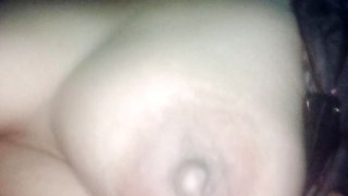 Silky soft big boob and pussy fingered by her