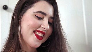 Tattooed Lesbians with Big Boobs Lick Pussy
