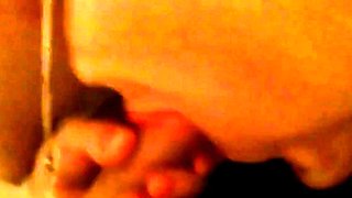 Russian MILF Gives Homemade Blowjob